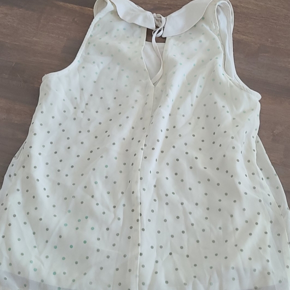 Green Poka Dot Blouse - Picture 5 of 5